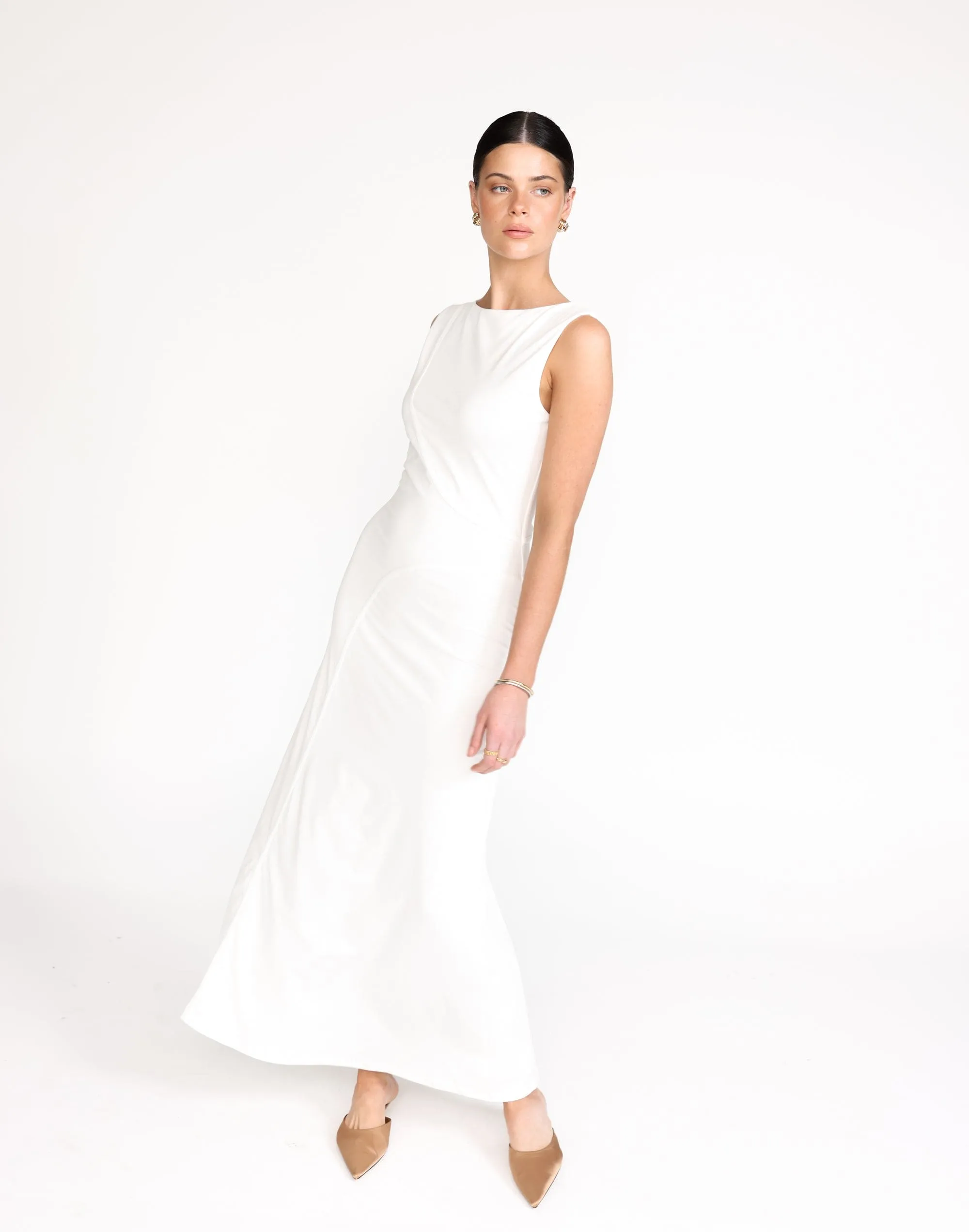 Dawn Maxi Dress (White)