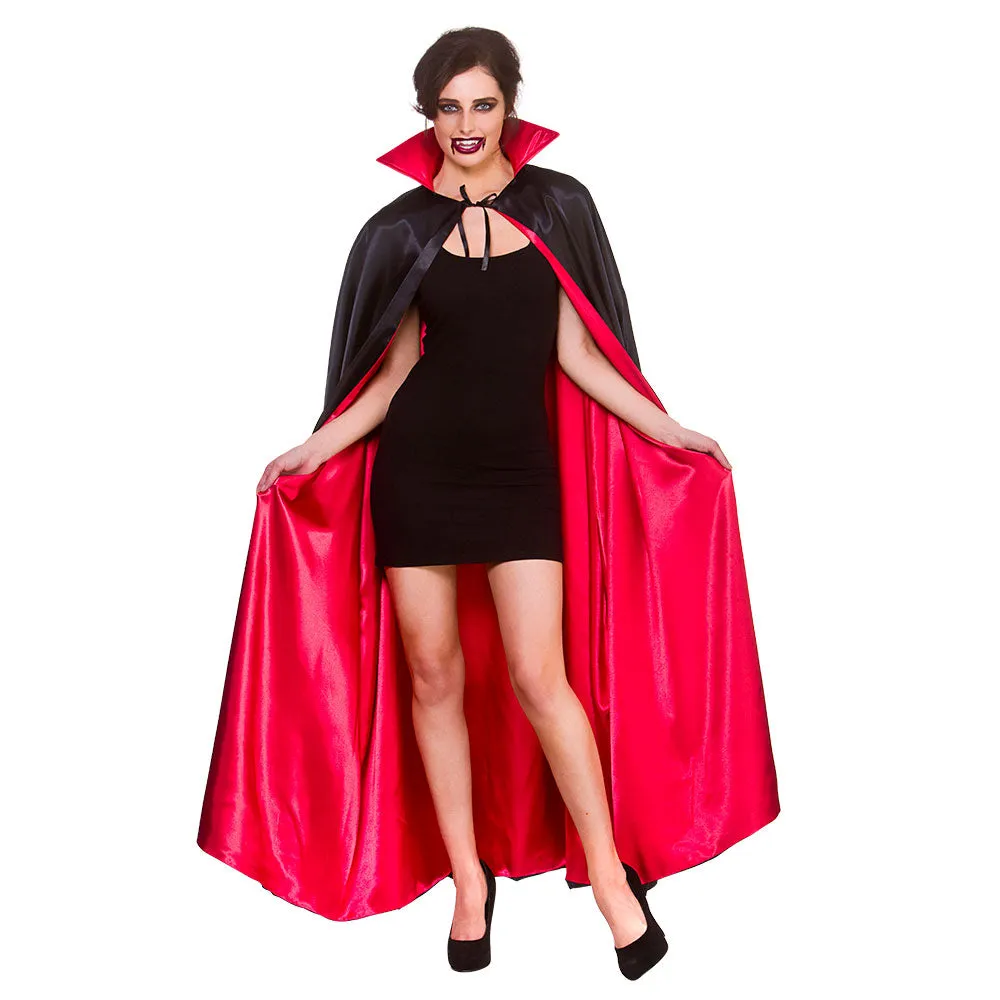 Deluxe Satin Vampire Cape 140cm