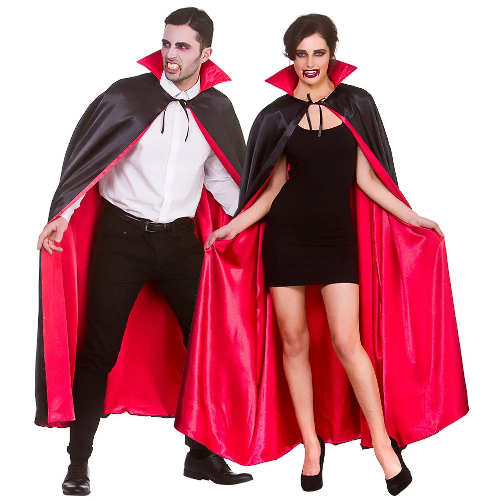 Deluxe Satin Vampire Cape 140cm