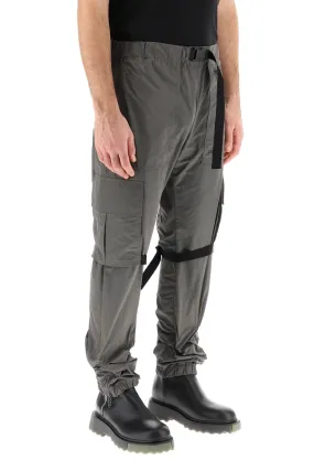 diag techno cargo pants