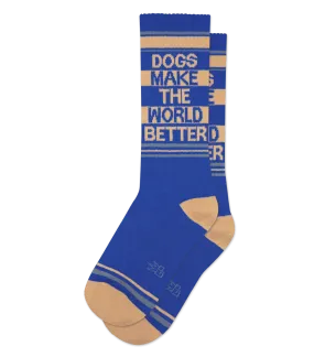 Dogs Make The World Better Socks