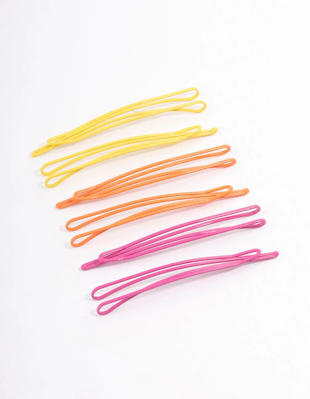 Double Mixed Slide Hair Clips 6-Pack