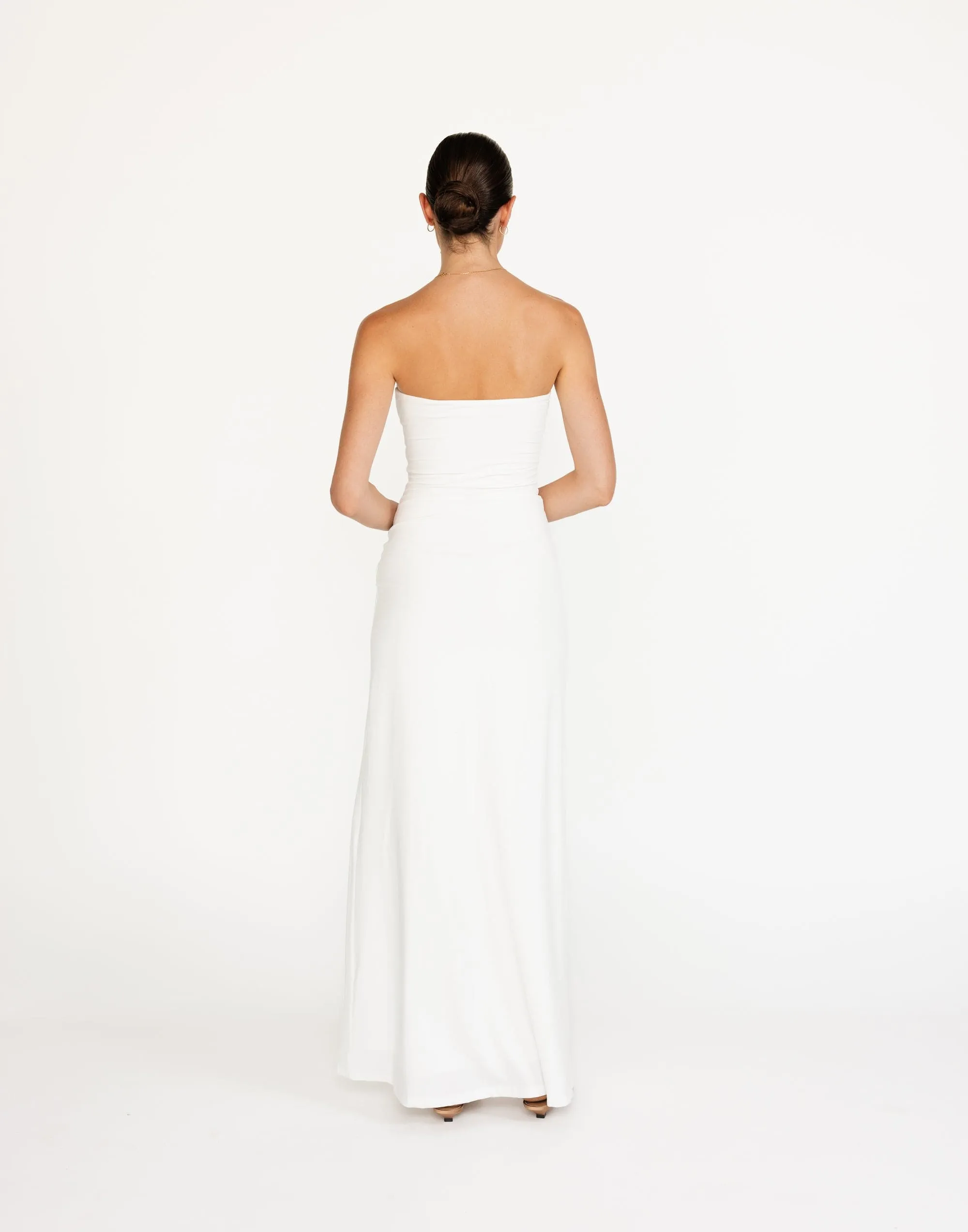 Edela Maxi Dress (White)