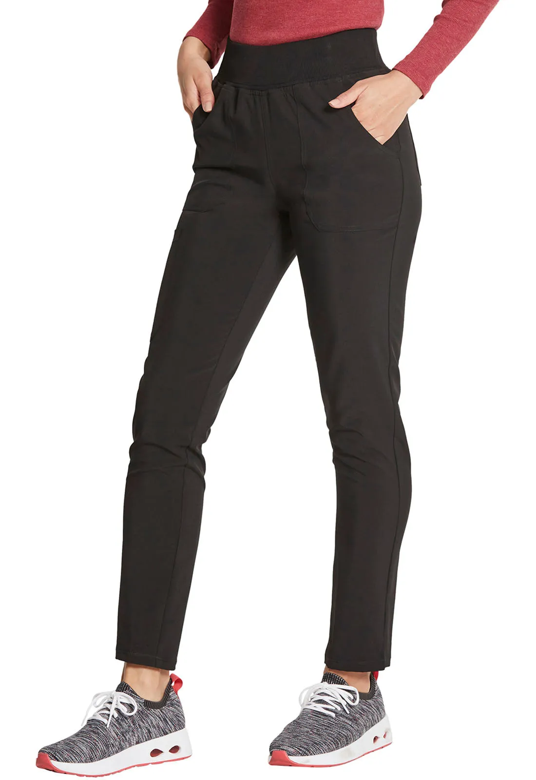 EDS Essentials - Mid Rise Tapered Leg Pull-on Pant