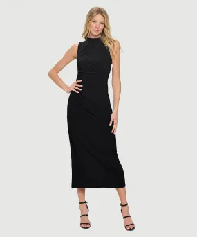 Elegant Classic Sexy Black Sleeveless Maxi Dress