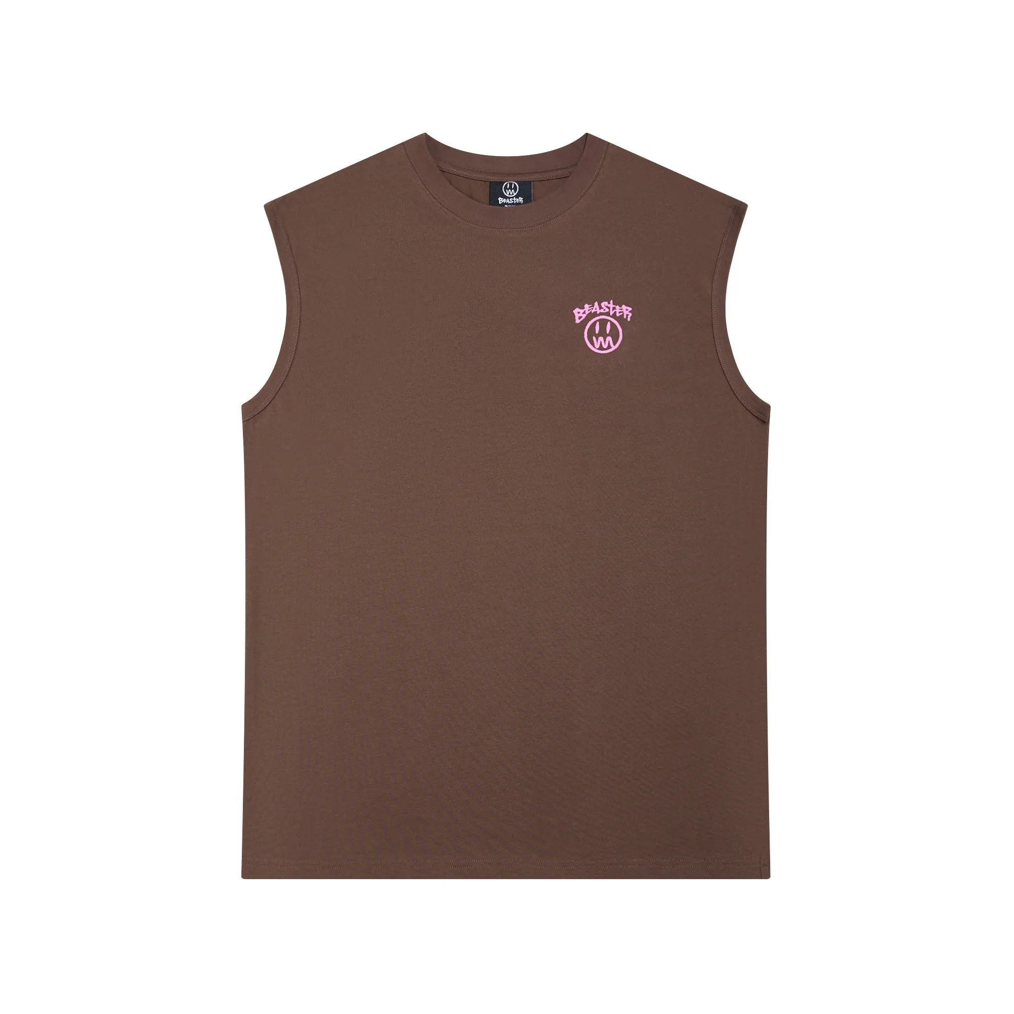 Embroidered Heavyweight Sports Vest Men's Sleeveless T-Shirt