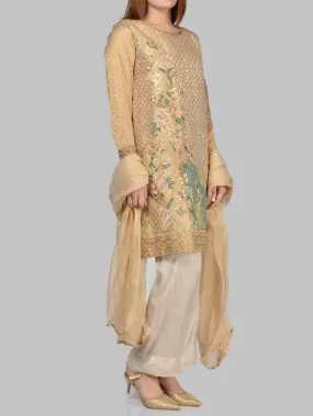 Embroidered Jacquard Suit