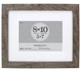 Essentials Gray Picture Frame: 8 x 10 Inches