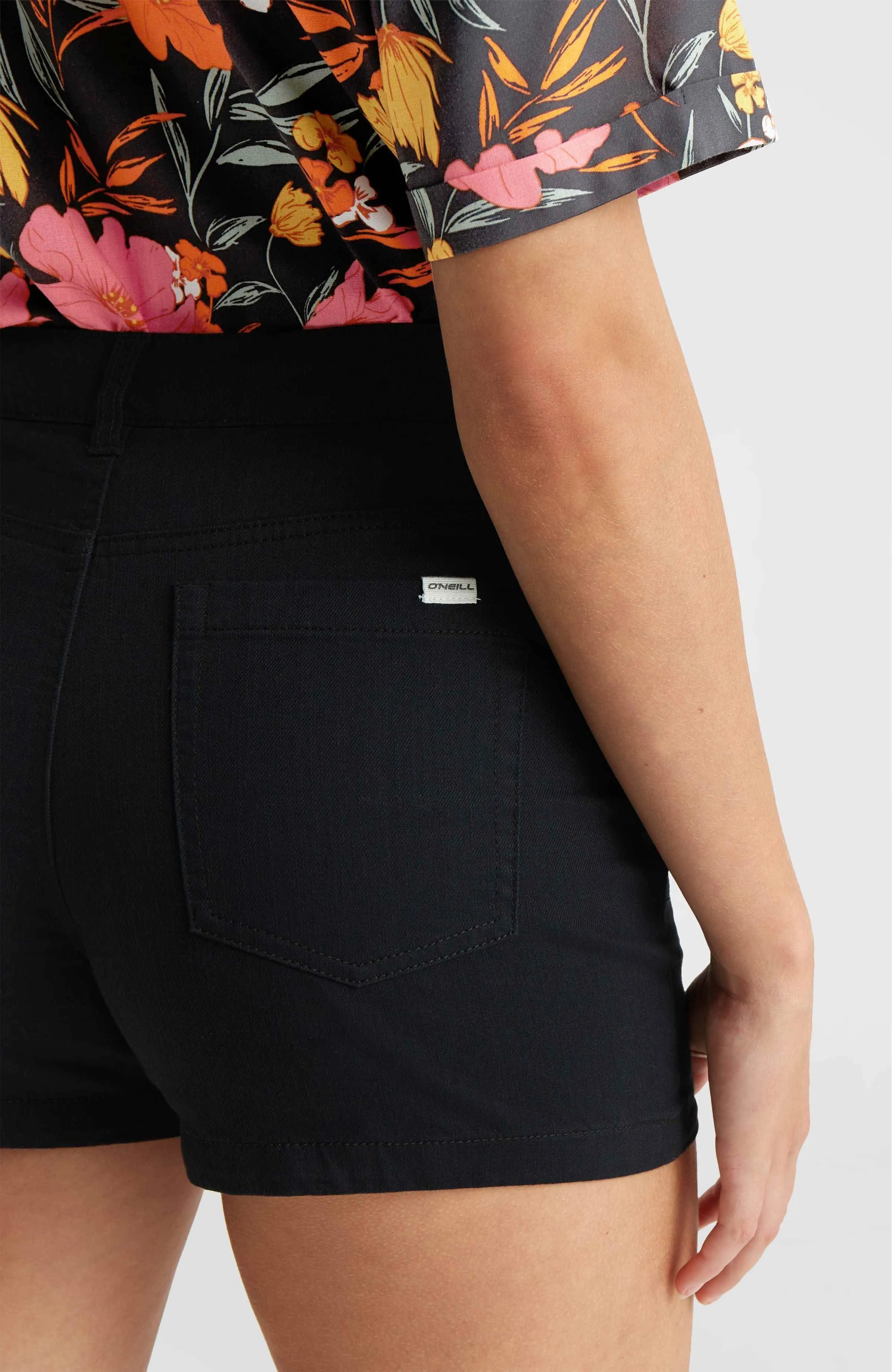 Essentials Stretch Five Pocket Shorts | Black Out