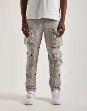 First Row 3D Y2K Cargo Pants