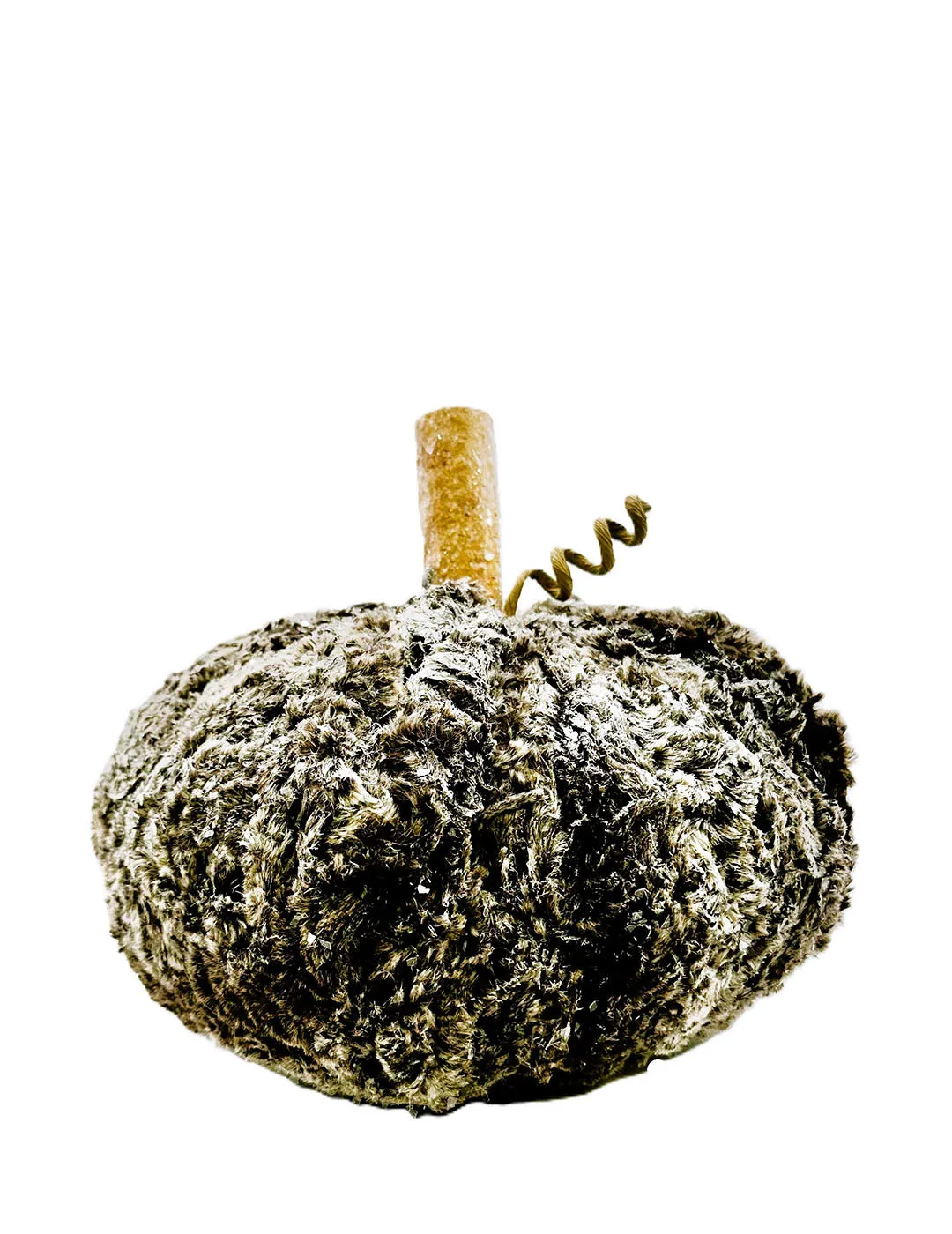 Fur Pumpkin - Ash, Iced, Large