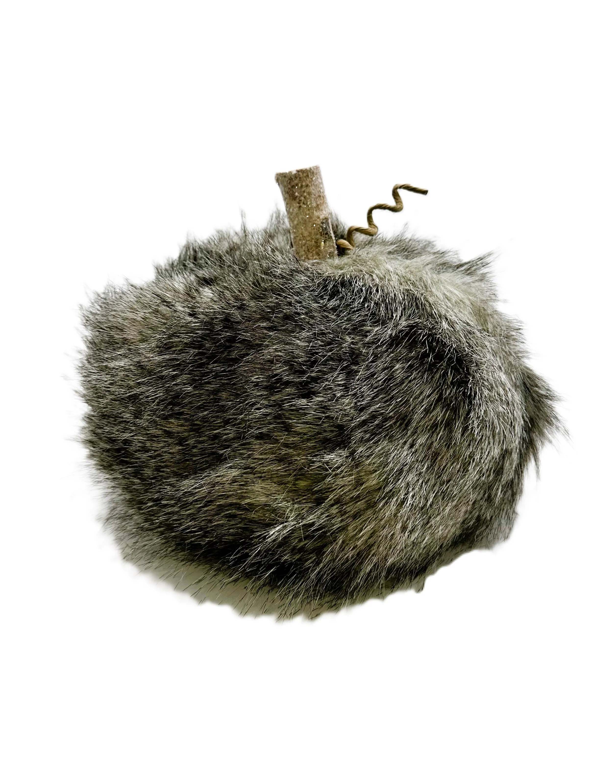 Fur Pumpkin - Gray Fox, Large