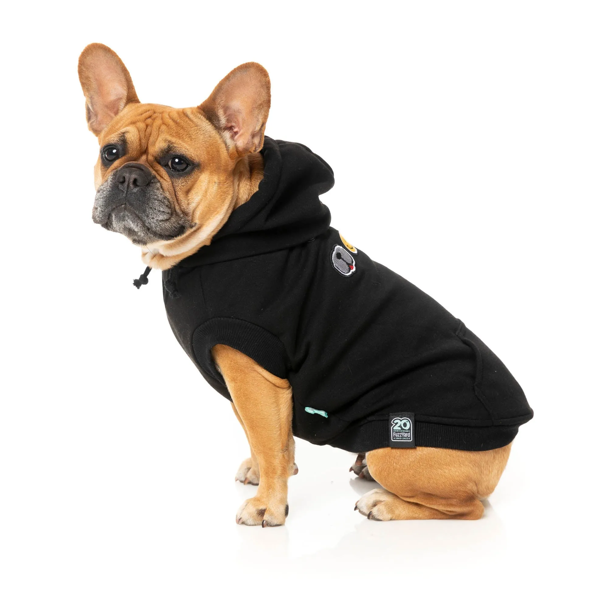 FuzzYard Dog Apparel Wooftagram Hoodie Black Size 1 XXSmall***