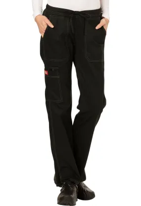 Gen Flex (Contrast) Low Rise Straight Leg Drawstring Scrub Pant DK100