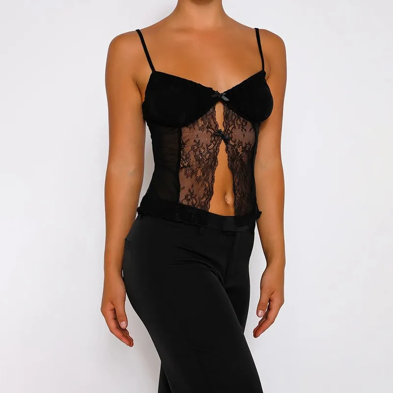 Gothic Sexy Lace Top