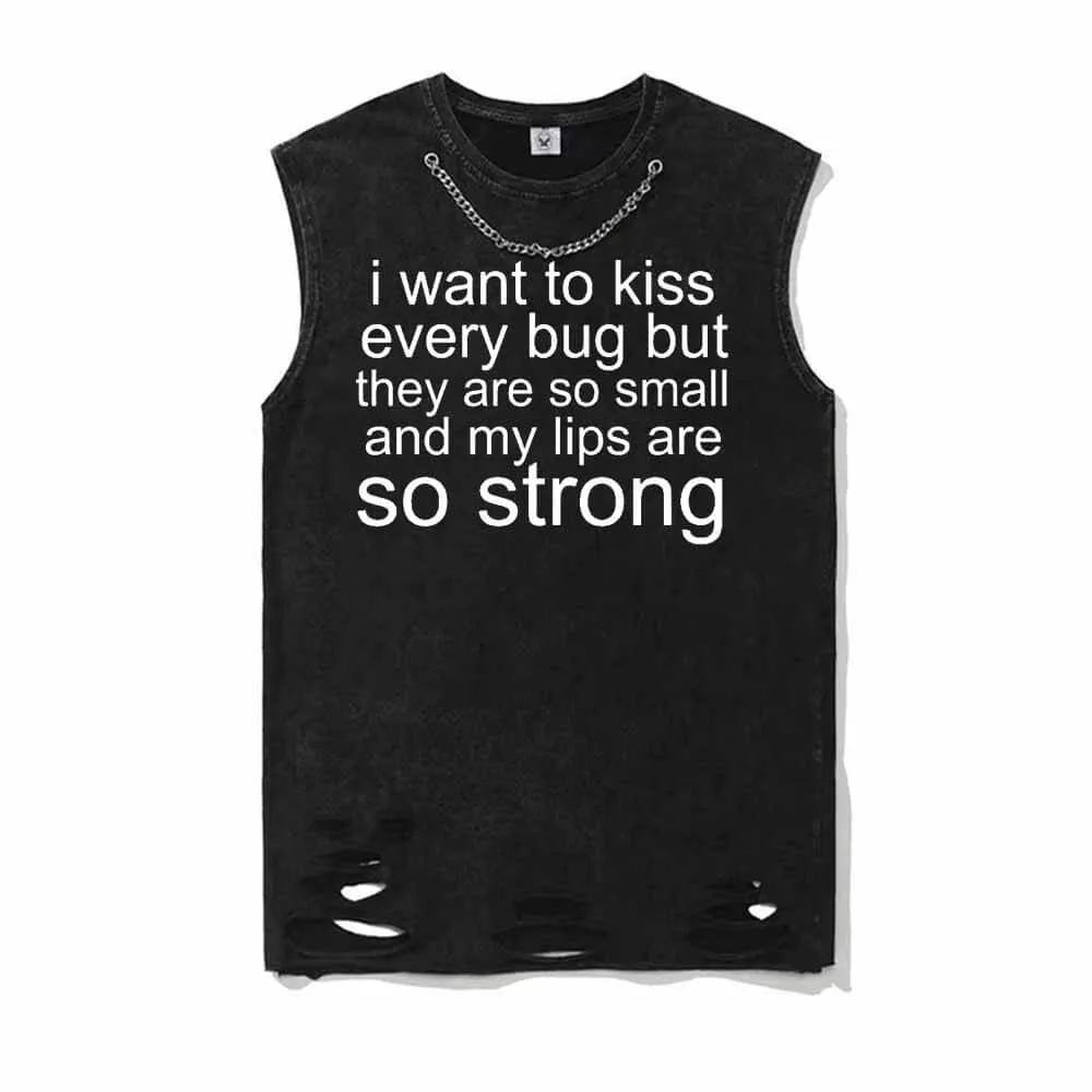 I Want To Kiss Every Bug Vest Top