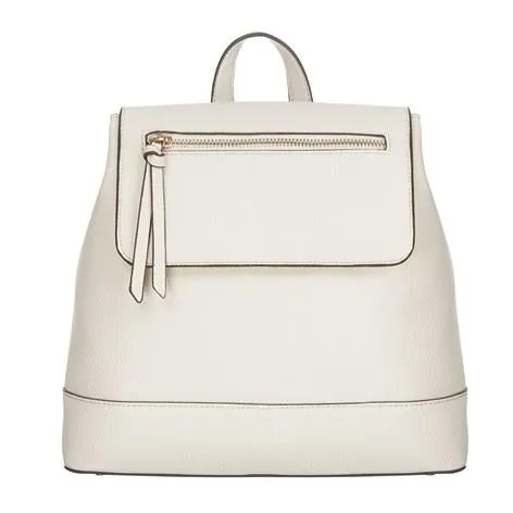 Ivory Flap Tassel Backpack