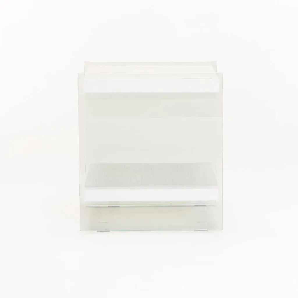 JULEP 45x45cm 8MM TEMPERED GLASS SIDE TABLE