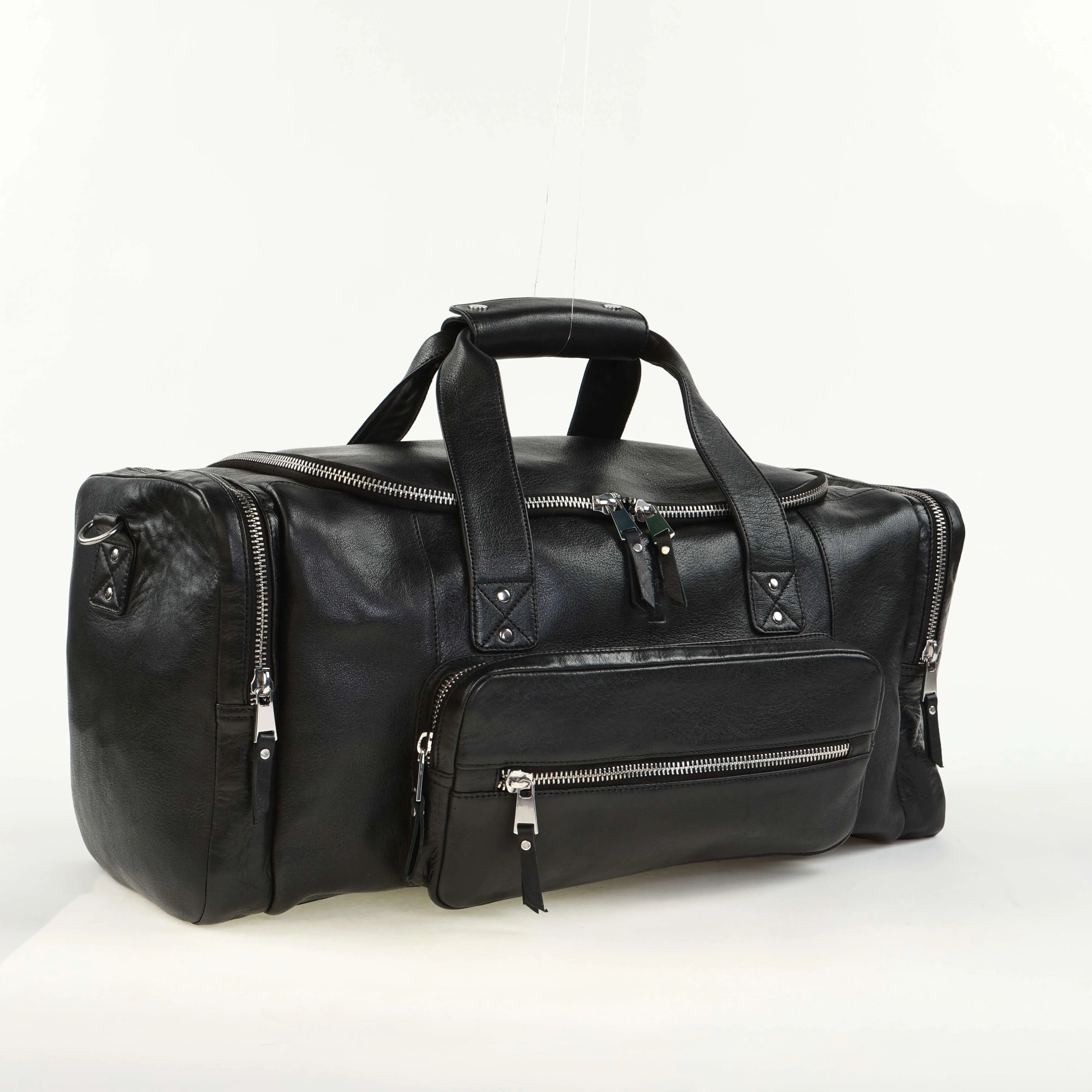 Large Leather Duffle Bag