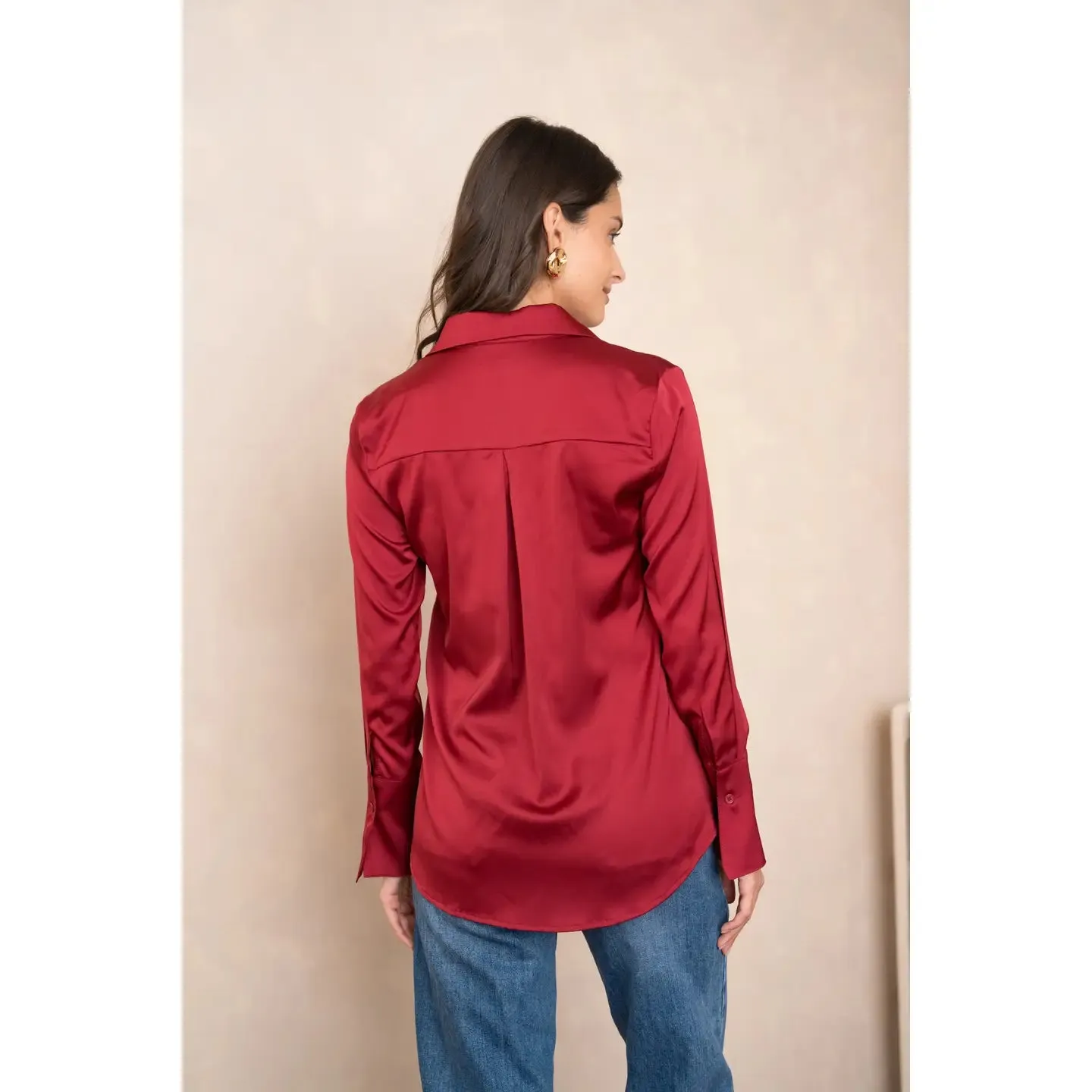 LEA SATIN SHIRT