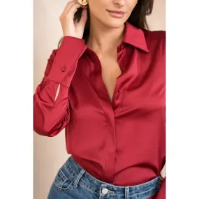 LEA SATIN SHIRT