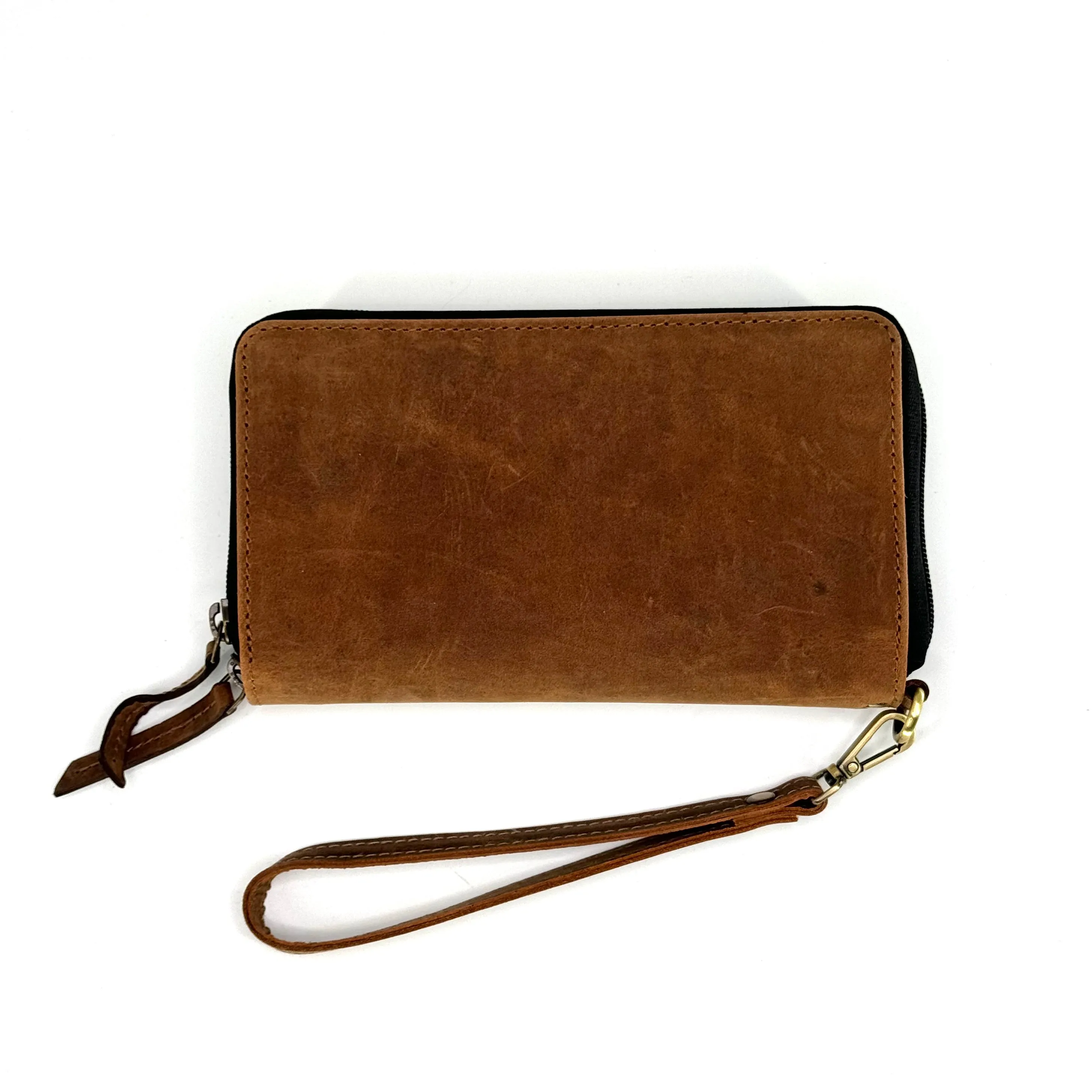 Leather Wristlet/Clutch