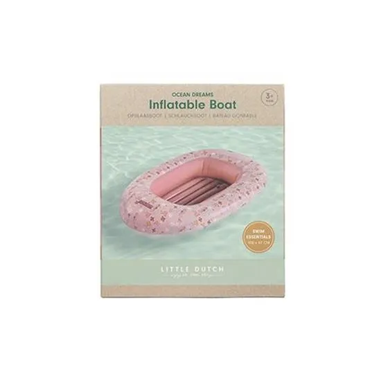 Little Dutch, Ocean Dreams Inflatable Boat, Pink