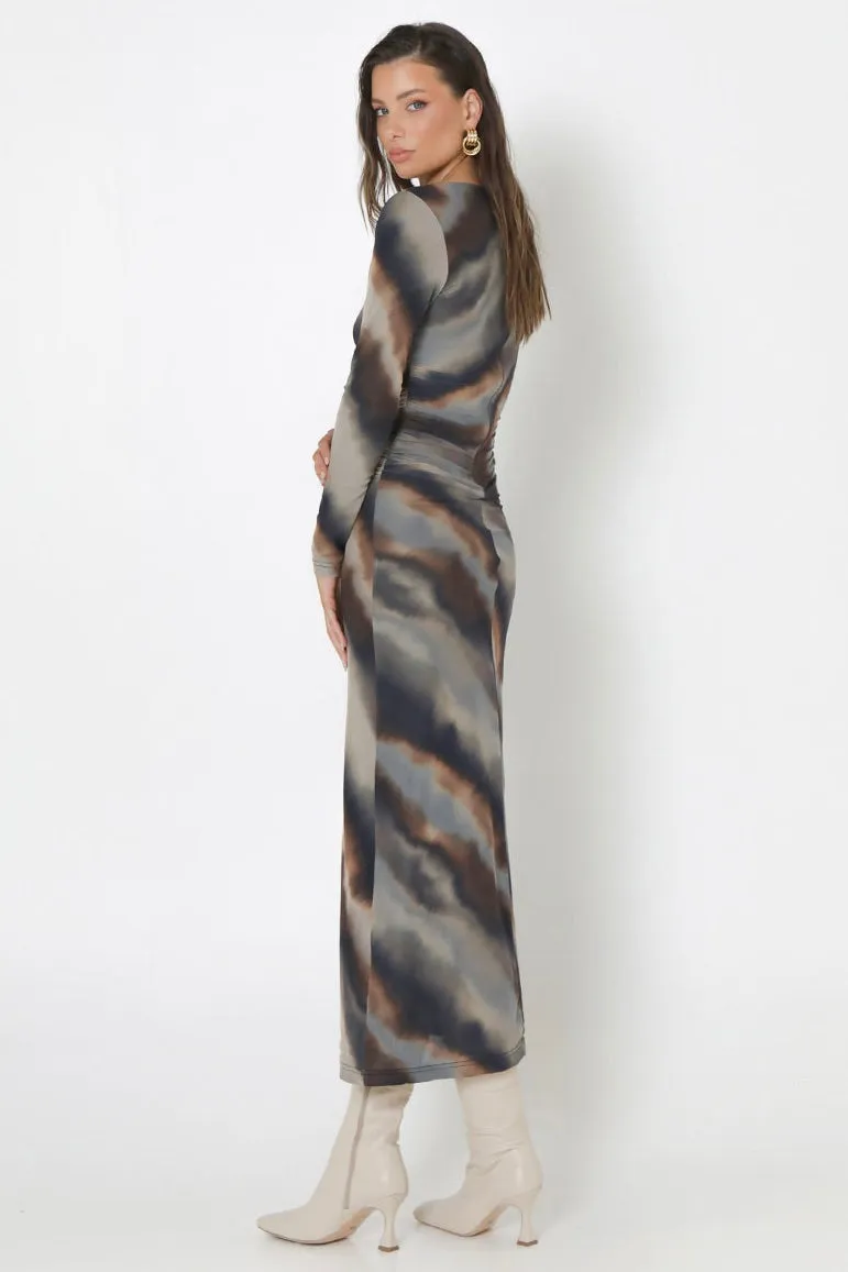 Macey Dusk Print Maxi Dress