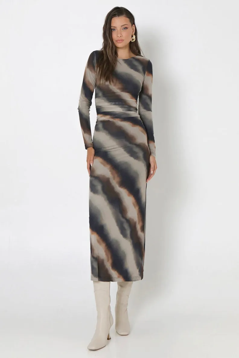 Macey Dusk Print Maxi Dress