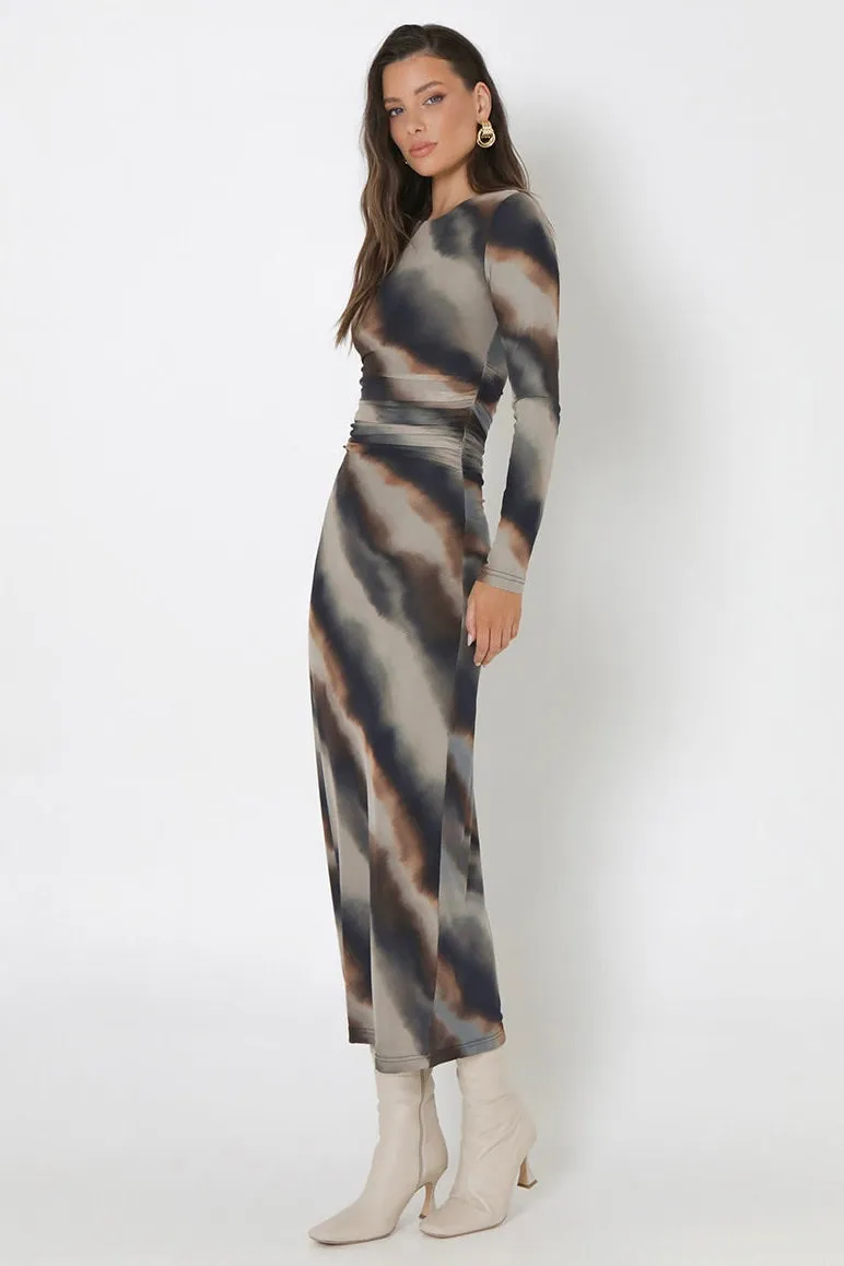 Macey Dusk Print Maxi Dress