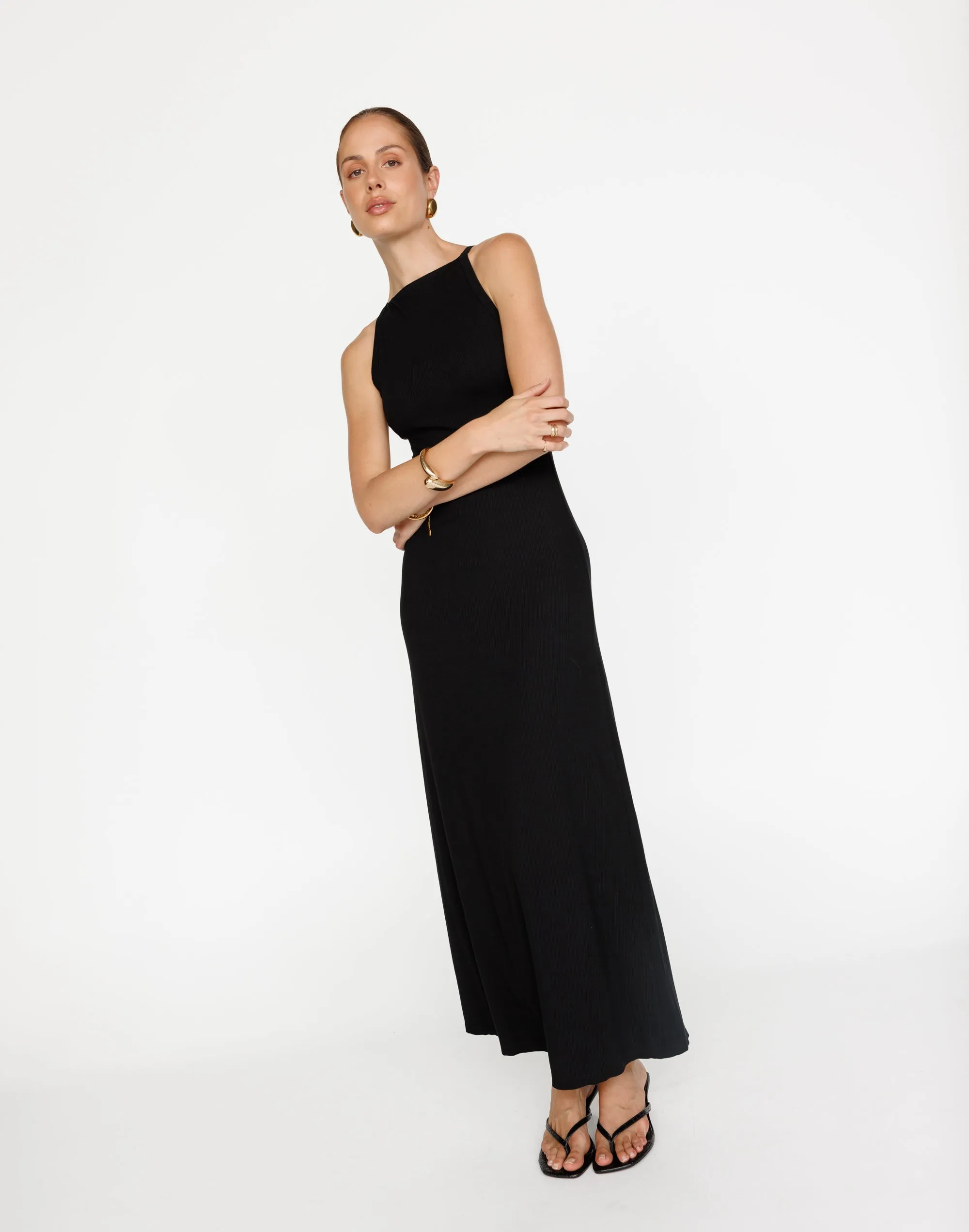 Maizie Maxi Dress (Black)