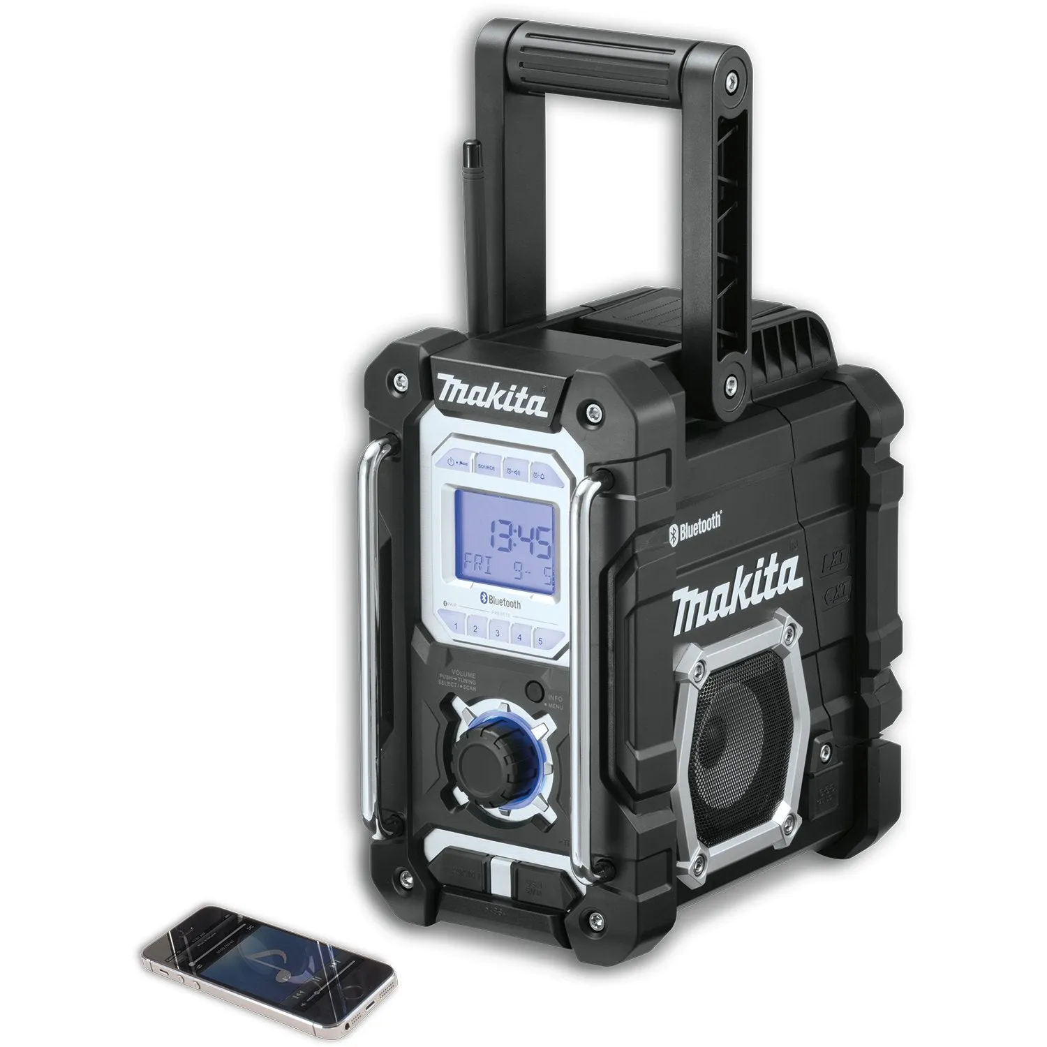 Makita (XRM06B-R) 18V LXT® / 12V max CXT® Cordless/Corded Bluetooth® Job Site Radio (Tool Only) (Factory Reconditioned)