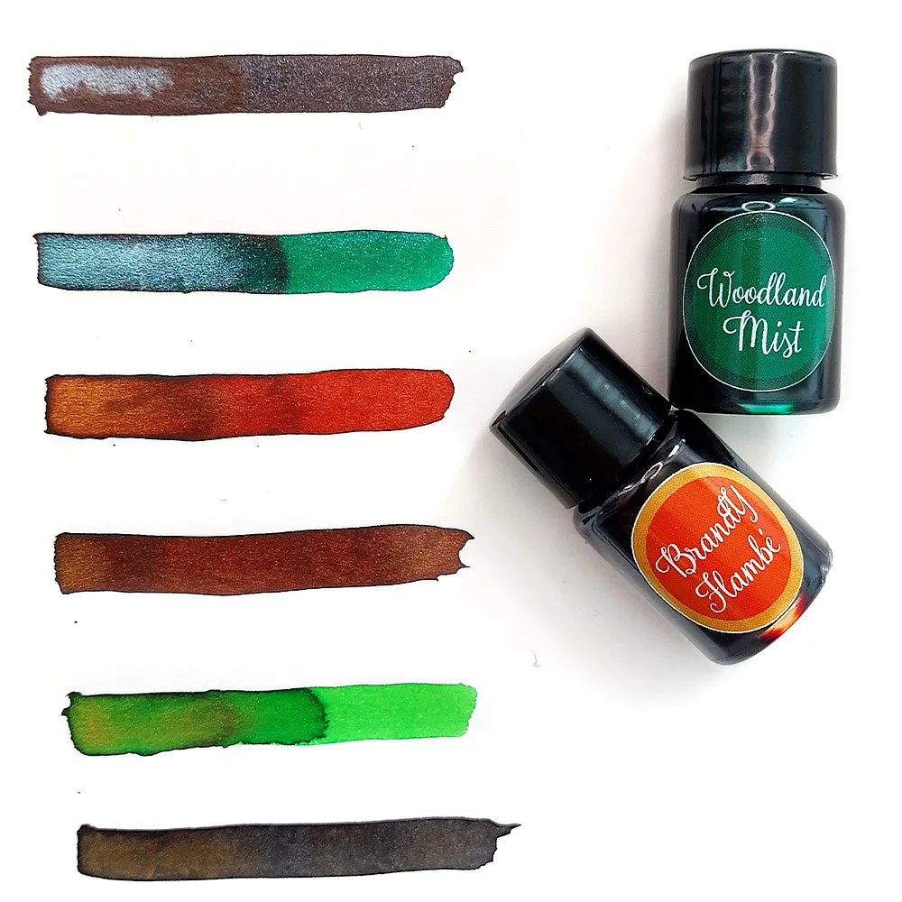 Manuscript Shimmer Ink Set of 6 Forest