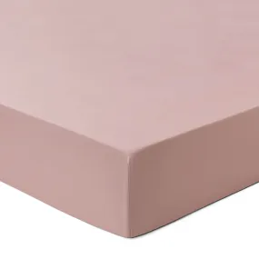 Mata Cotton Fitted Sheet [Dusty Rose]