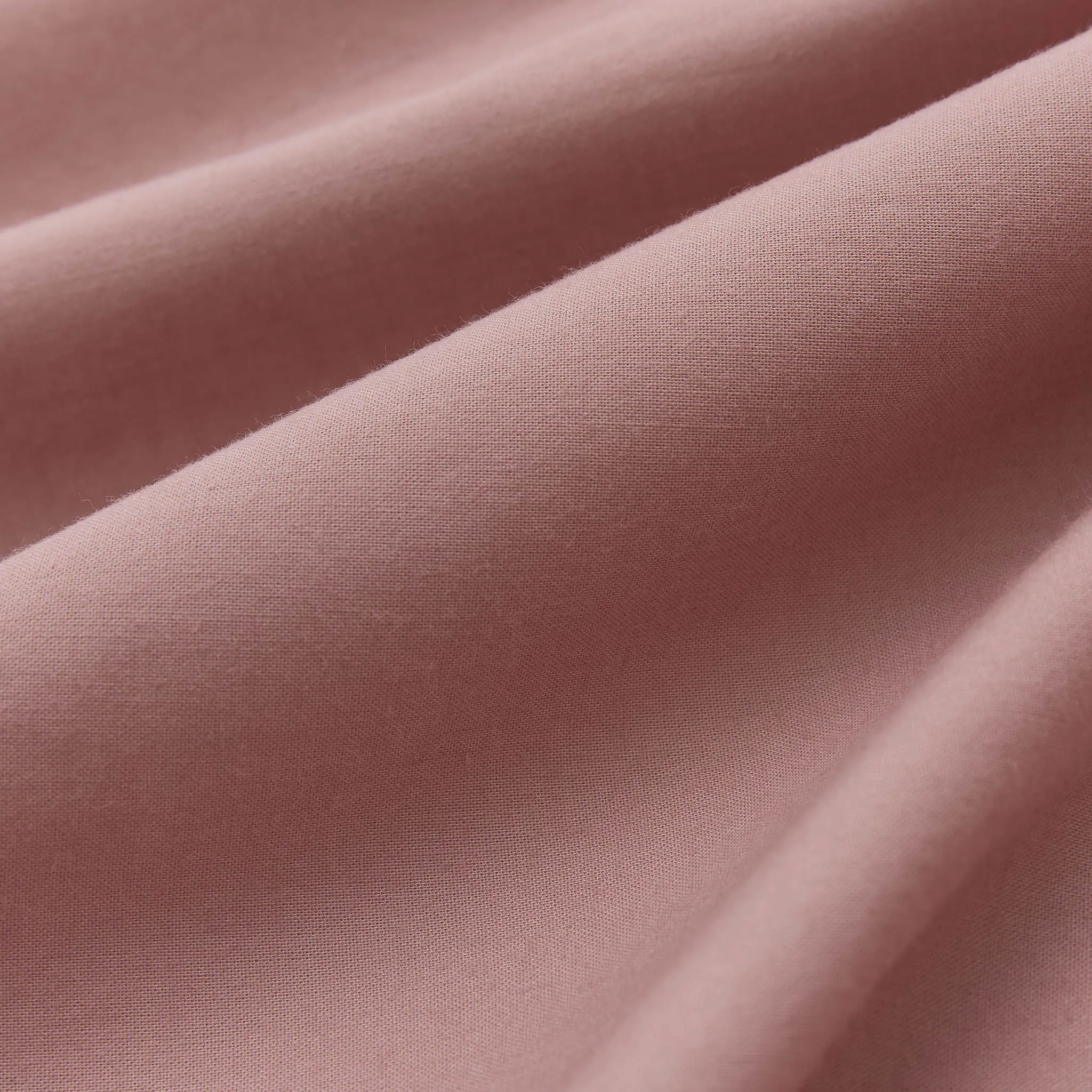 Mata Cotton Fitted Sheet [Dusty Rose]