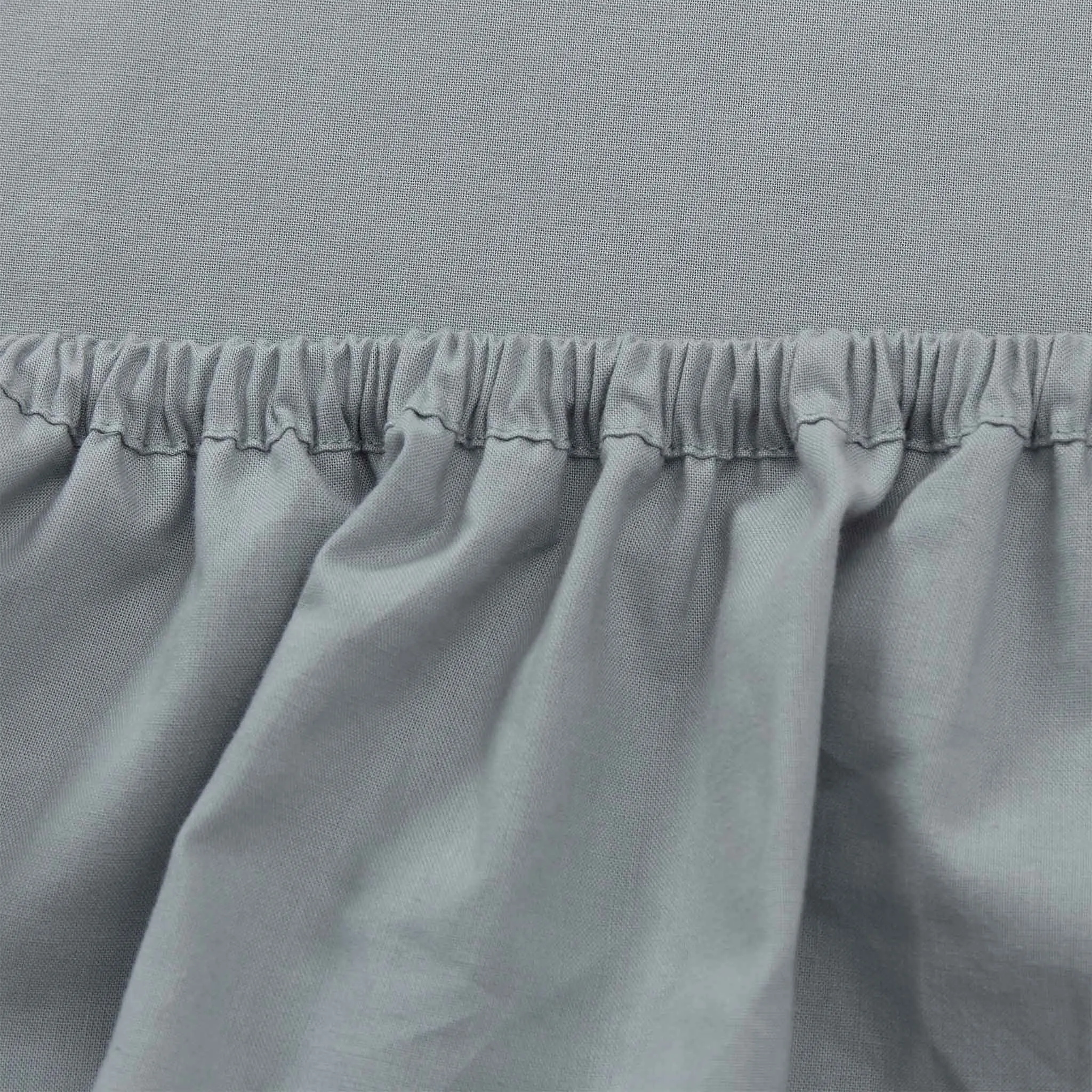 Mata Fitted Sheet [Green grey]