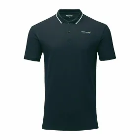 McLaren F1 Men's Core Essentials Small Logo Polo Shirt -Papaya/Vega Blue/Phantom/White/Black