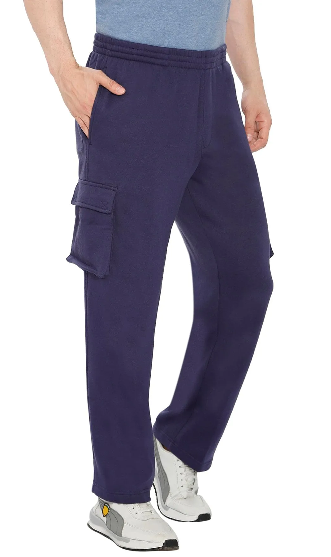 Men's Fleece Cargo Pants – Comfy Sweatpants for No-Chill Chillin'