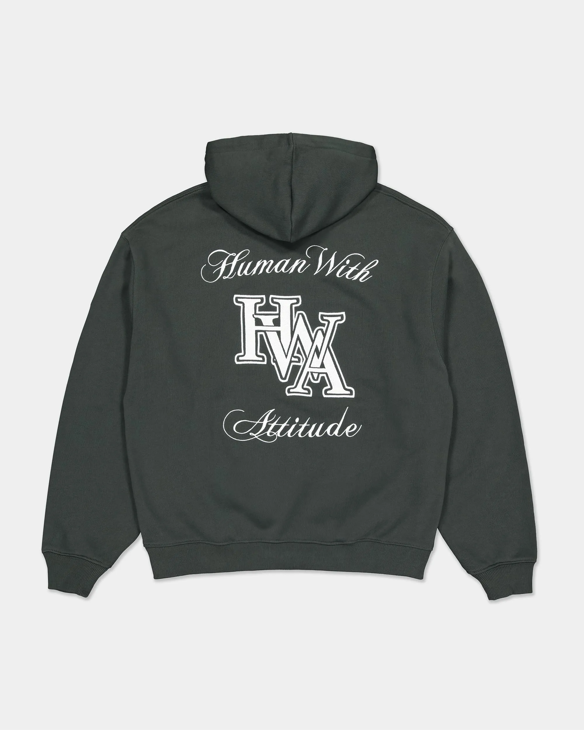 Monogram Hoodie Brodé - Wasted Black