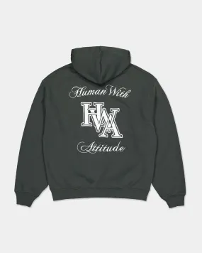 Monogram Hoodie Brodé - Wasted Black