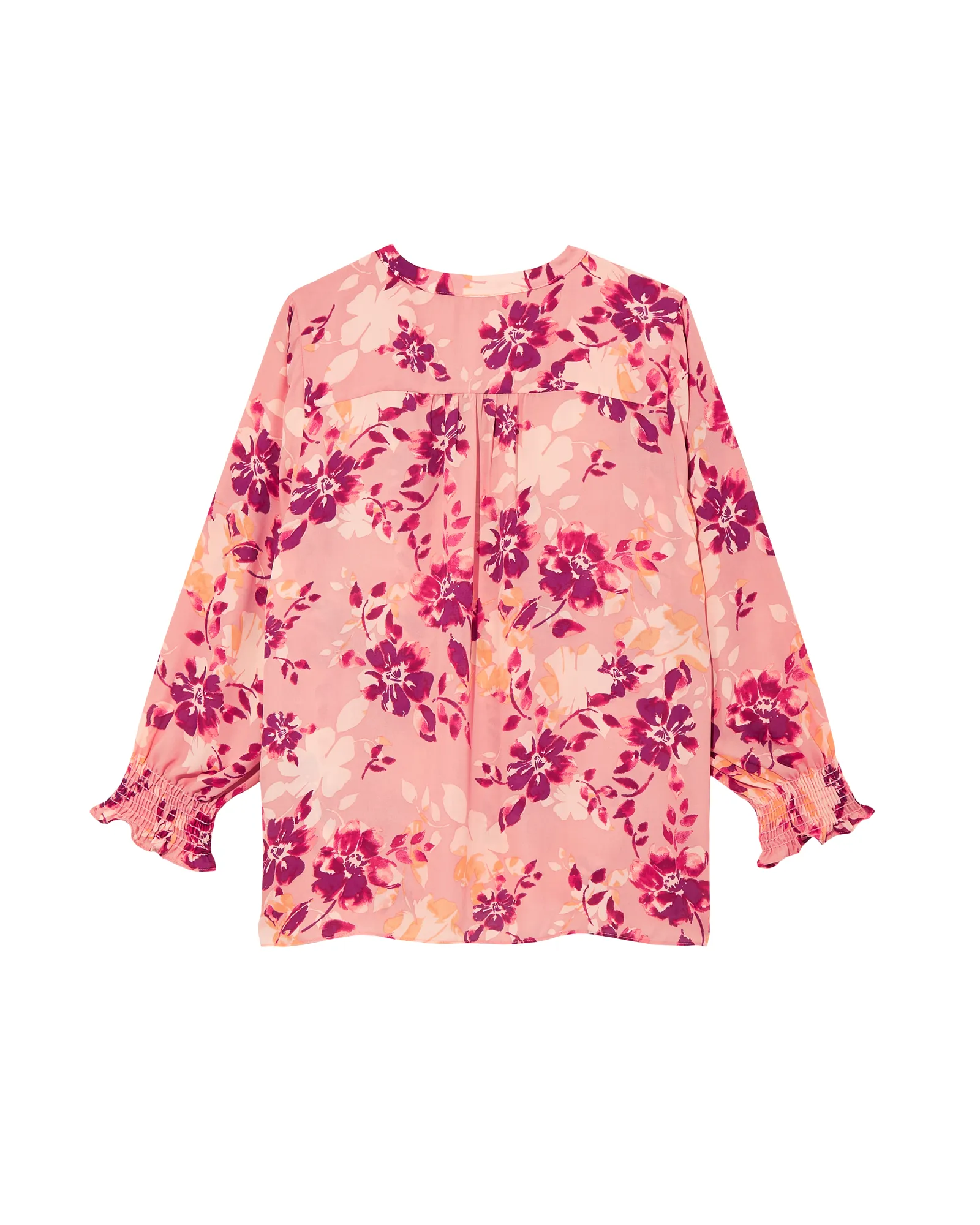 Monterey Puff Sleeve Blouse | Pink / Purple