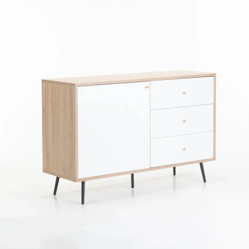 MONZA 1 DOOR 3 DRAWER SIDEBOARD