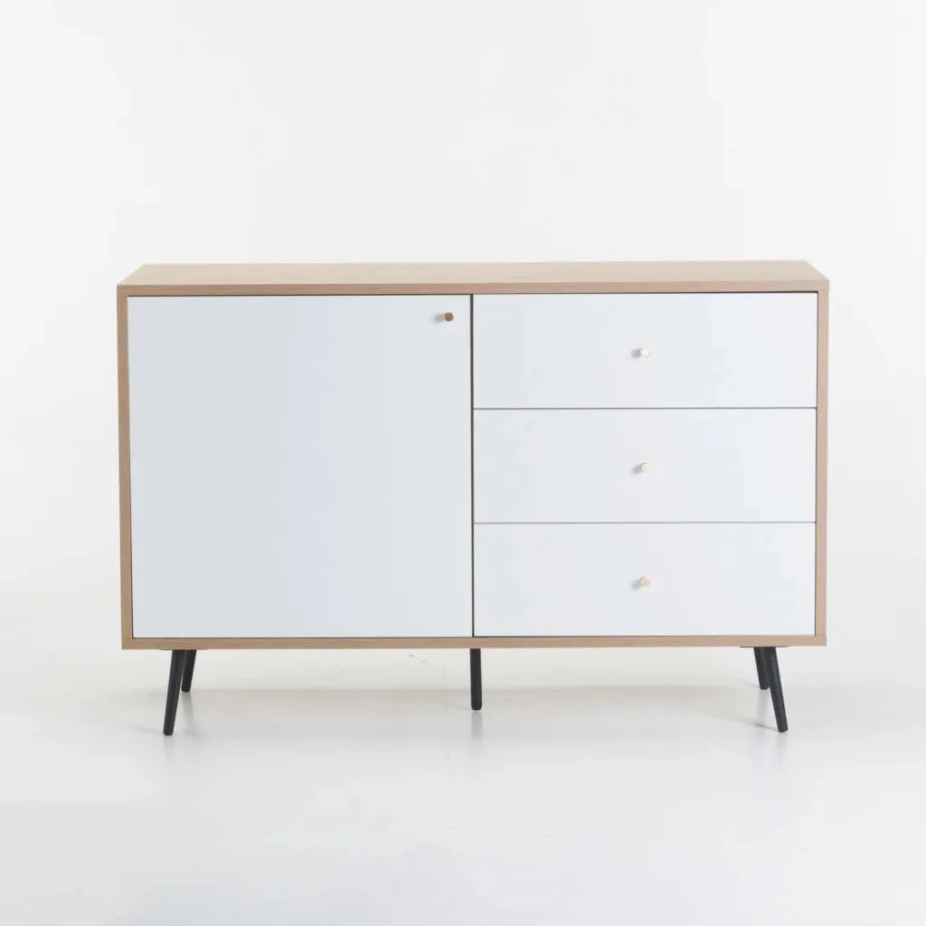 MONZA 1 DOOR 3 DRAWER SIDEBOARD