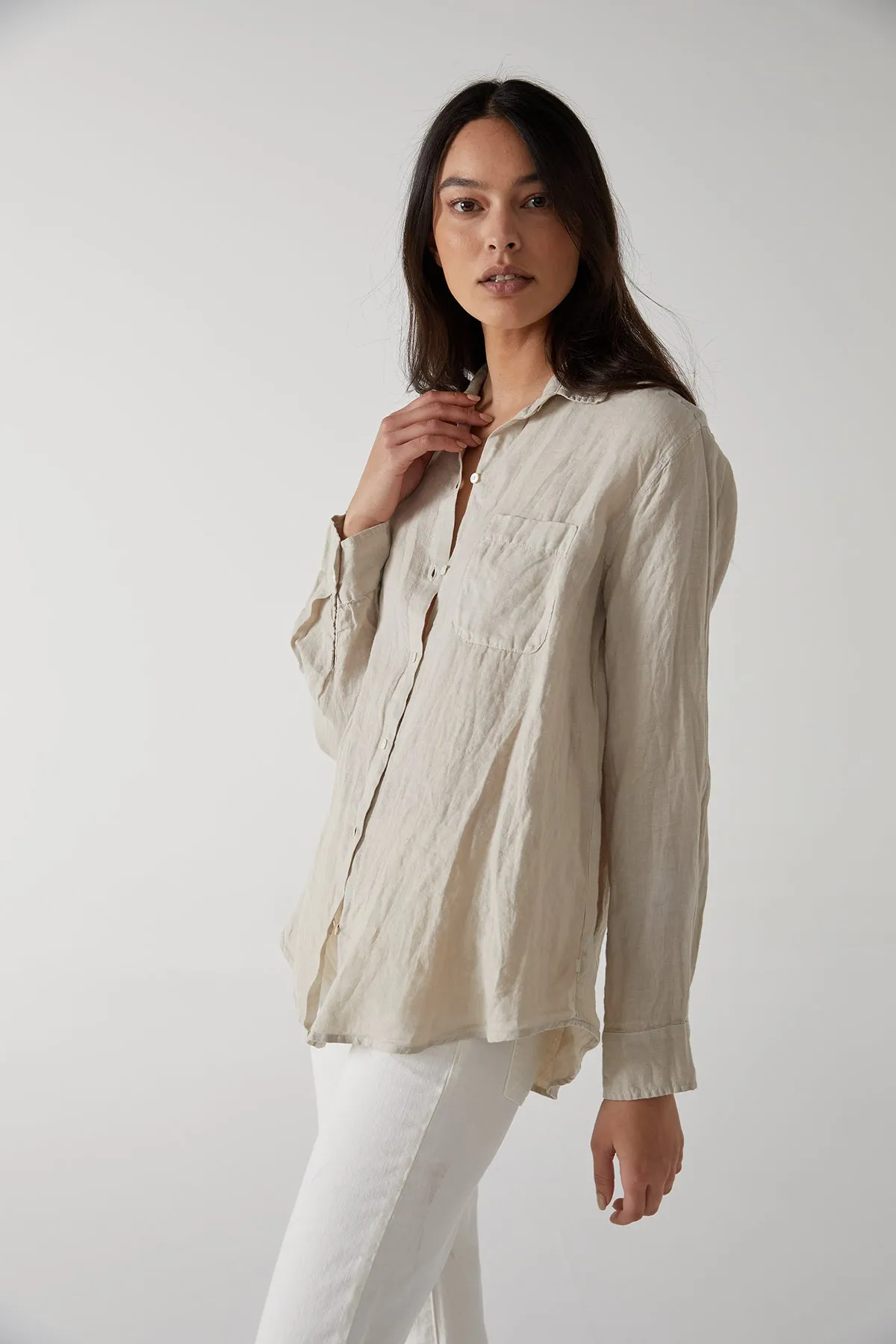 MULHOLLAND LINEN SHIRT