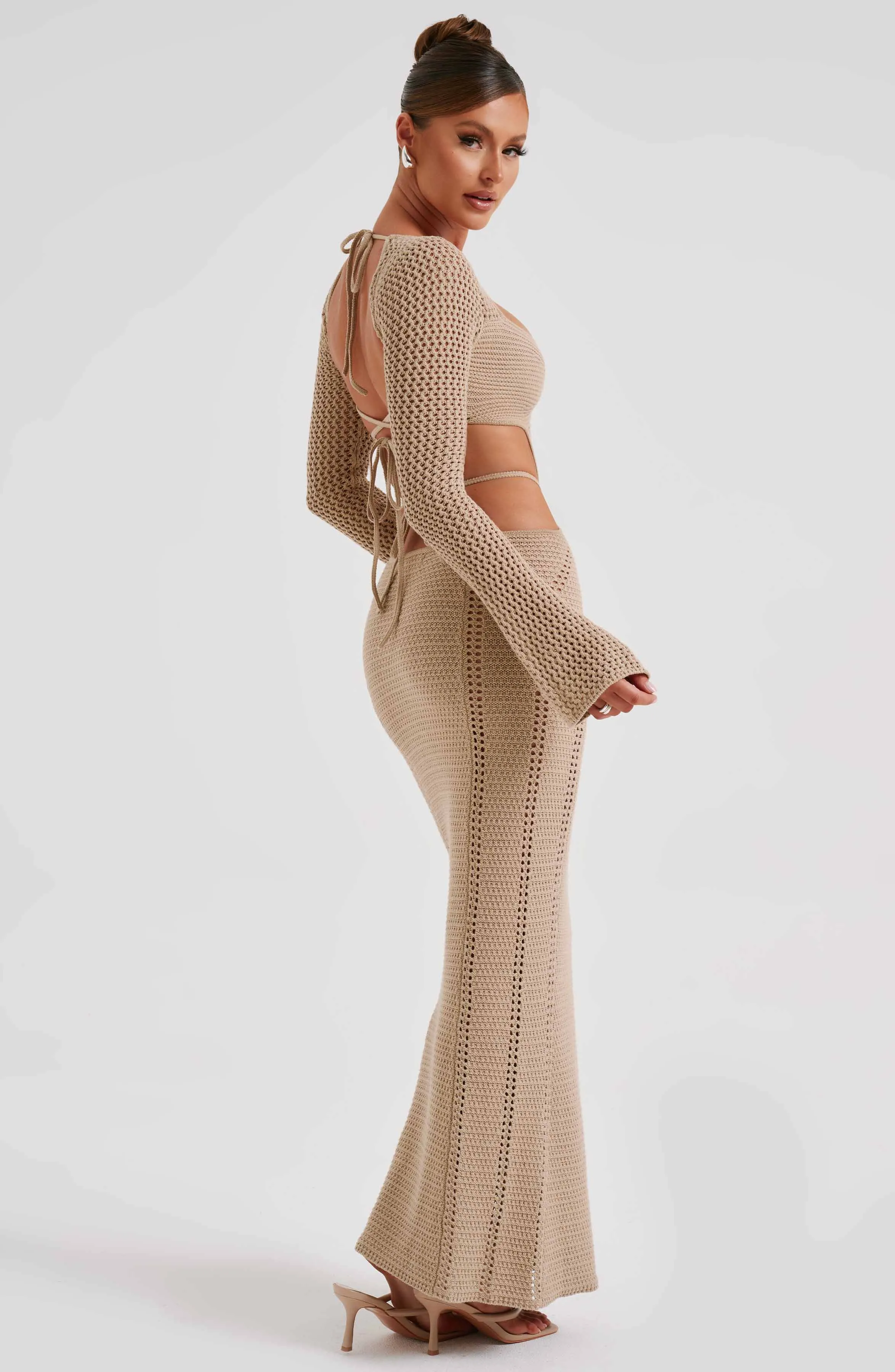 Nadine Maxi Dress - Beige