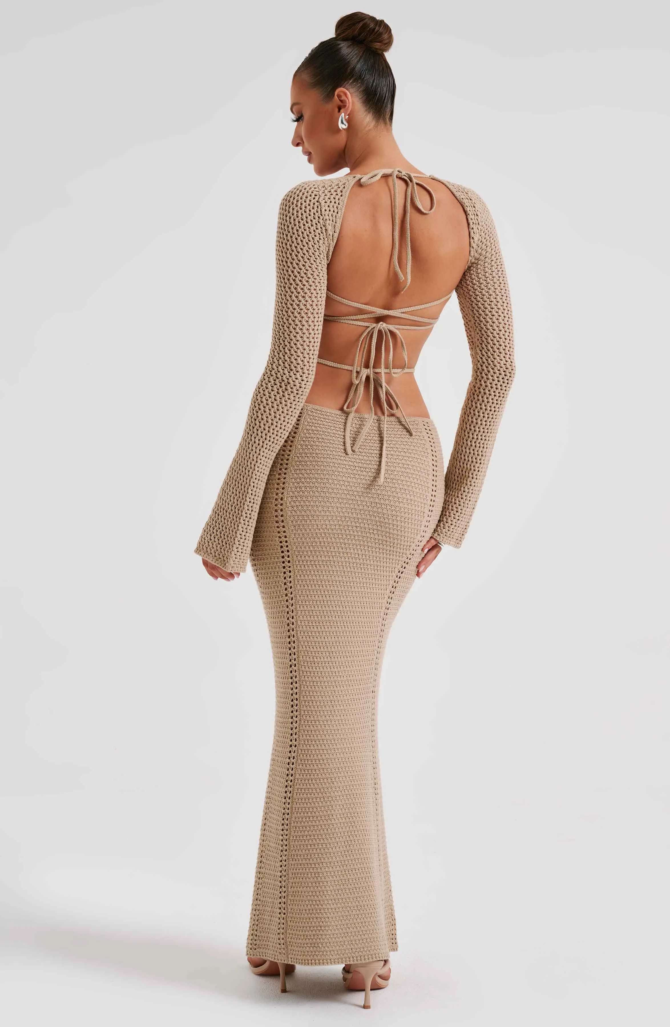 Nadine Maxi Dress - Beige