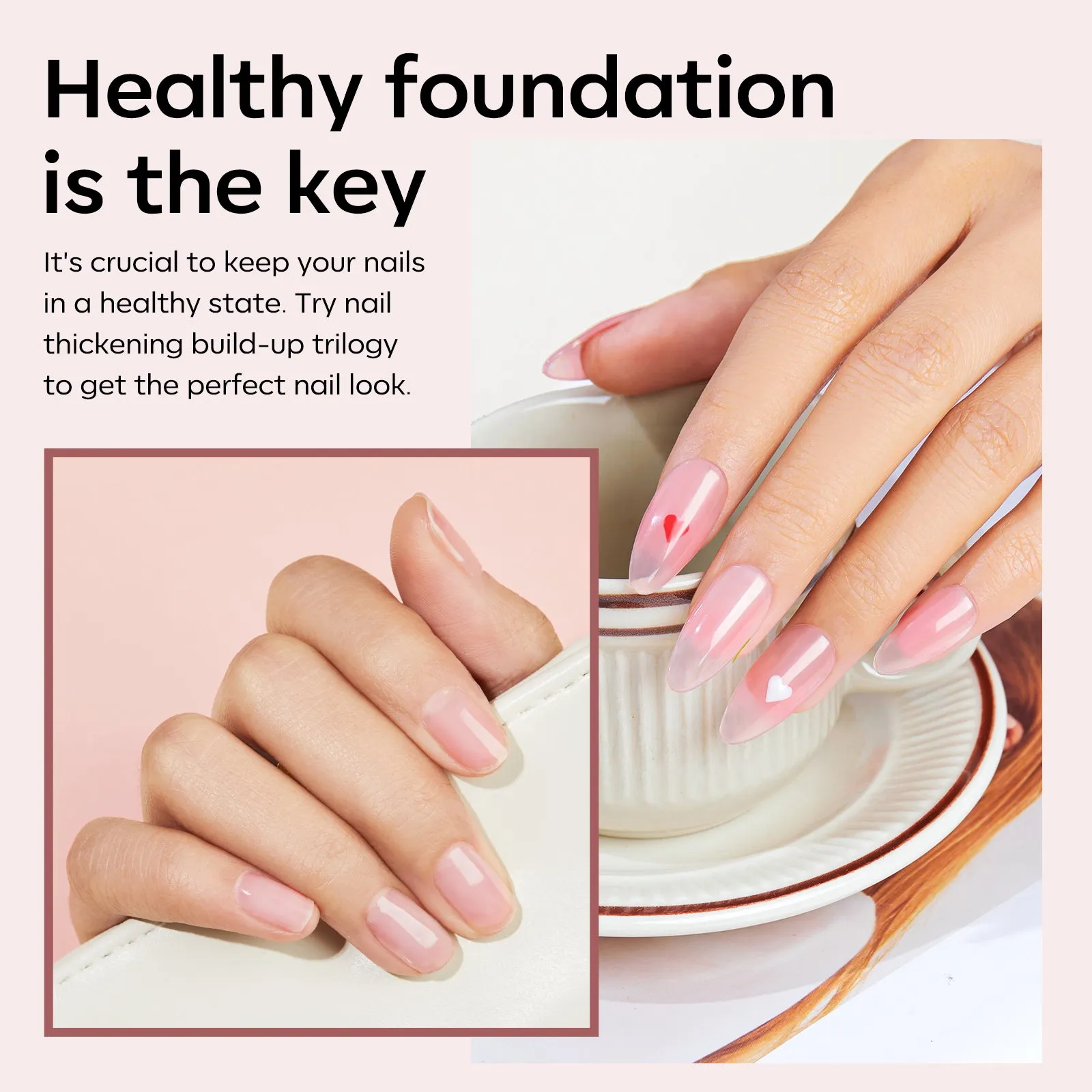 Nail Strengthener with Top Coat & Nail Dehydrator 10ml