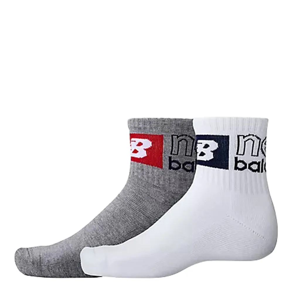 New Balance Sports Essentials 2 Pack Ankle Socks