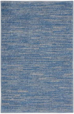 Nourison Essentials NRE01 Blue/Grey Rug