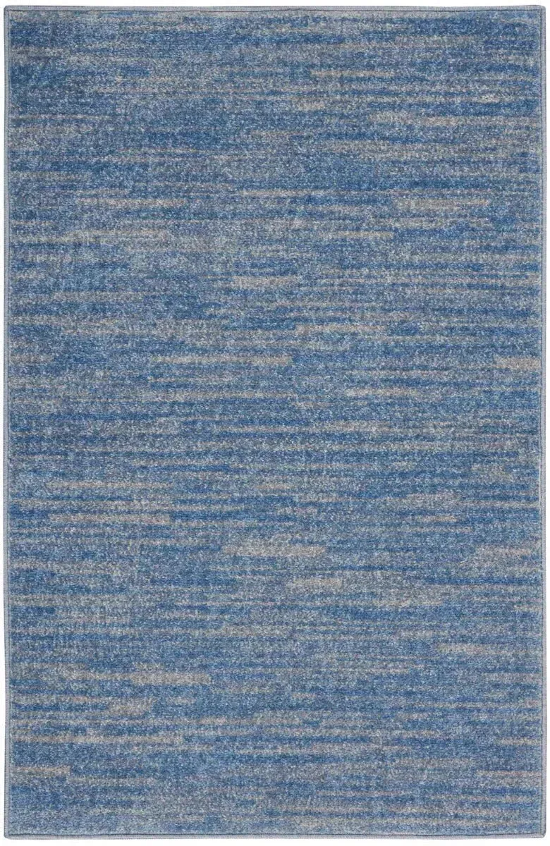 Nourison Essentials NRE01 Blue/Grey Rug